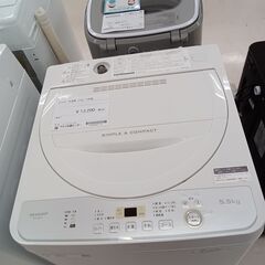 ★ジモティ割あり★ SHARP 洗濯機 ES-GE5C 5.5ｋｇ 19年製 動作確認／クリーニング済み TC1273