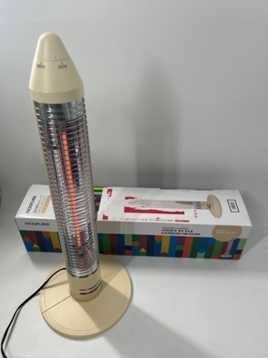KOIZUMI カーボンヒーター　KKS-0613/C サクラクレパスコラボ　たまごいろ