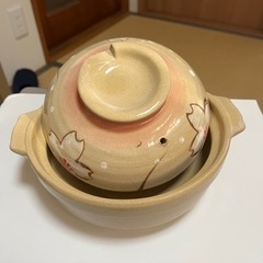 半額値下げ　新品土鍋１５㎝