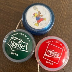 懐かしのヨーヨー 3個(コーラ、スプライト、ファンタ)中古品の画像