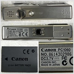 ■デジカメ IXY DIGITAL PC1060■Canon キャノン イクシー デジタル コンパクトデジタルカメラ■ジャンク品の画像