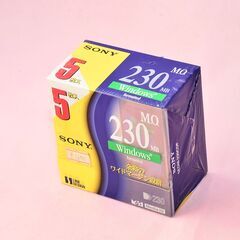 ソニー製 MOディスク 230MB　5枚組