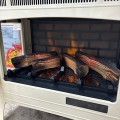 🔥オシャレ🔥QVCジャパン 暖炉型電気ファンヒーター パワーヒート DFI