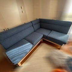 ニトリ カウチソファー あげますの画像