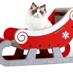 クリスマススノーモービル 猫用爪研ぎ 爪とぎ おもちゃ