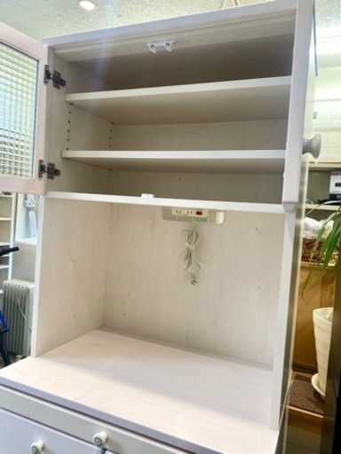 ISSEIKI レンジボード おしゃれ 食器棚 かわいい 北欧 一生紀　レンジ台 