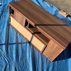 テレビ台　シンプル　ブラウン　テレビ　TV まだまだ使えるオススメです！の画像