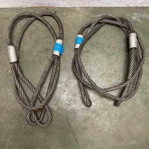 ワイヤーロープ 牽引ワイヤーロープ 玉掛け 20mm 3m 20mm 4m ワイヤーロープ 牽引ワイヤーロープ 玉掛け 20mm 3m 20mm 4m 2本