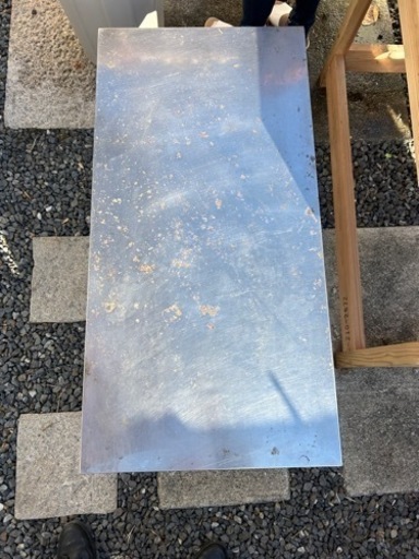 作業台　ステンレス　サビあり　調理台　