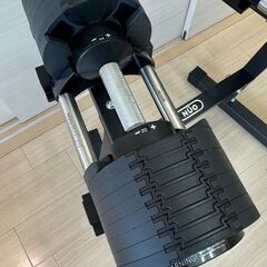 可変式ダンベル 32kg(2kg刻み) 専用スタンド付き FLEXBELL フレックスベル NUOBELLの画像