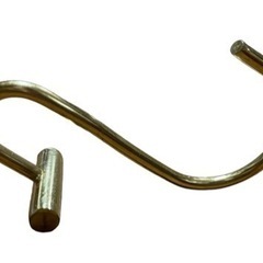 カーテンフック シャワーカーテンロッド 金属製  12個入りの画像