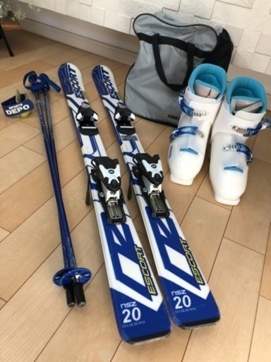 スキーセット ジュニア 子供用 カービング 板 KAZAMA 116cm 安い