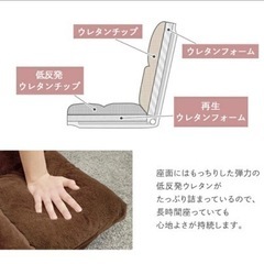 座椅子　白　1人用ソファの画像