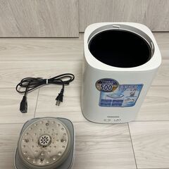 山善スチーム式加湿器(EKS-J24・2021年製)の画像