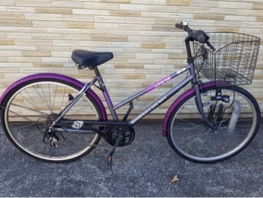 中古自転車 6段変速 26インチ LEDライト 軽整備済み 防犯登録対応 町田市 相模原市 MM104