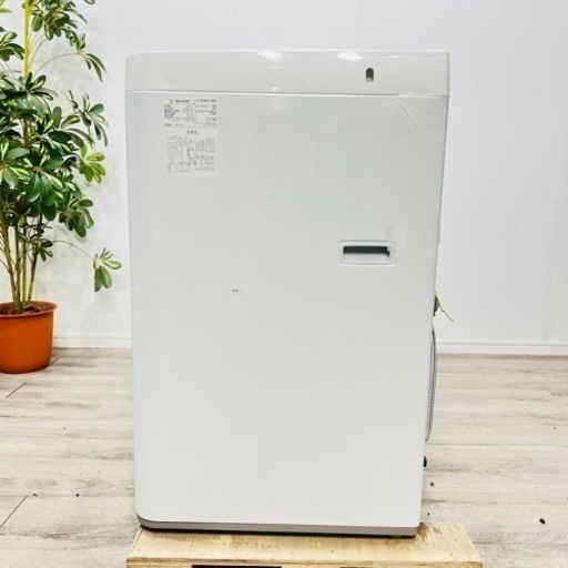 ♦️SHARP a1951 洗濯機 6.0kg 2021年製 8♦️