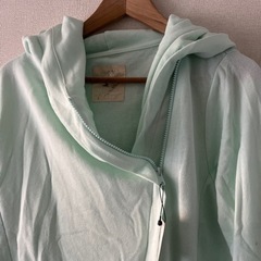 大きいサイズAS KNOW AS olaca ライダーズ七分丈パーカーの画像