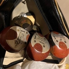 ゴルフバックとクラブセット