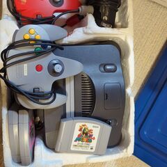 nintendo 64本体とカセット　本日のみの画像