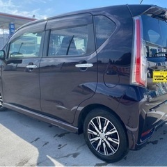 平成２8年　ムーヴ カスタムX ハイパーSA 2　6万キロ代 HIDライト 紫系の画像