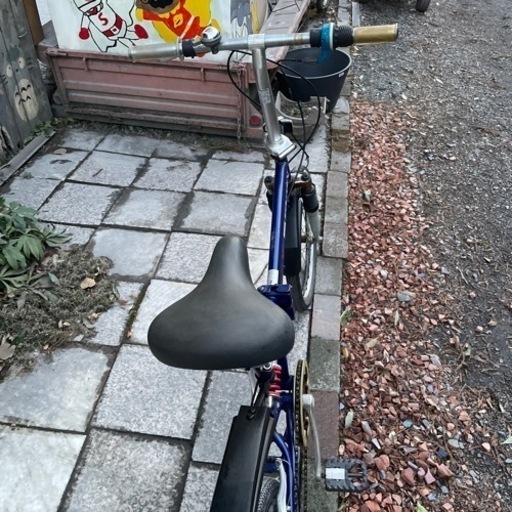 【4102】折り畳み　20インチ　Wサスペンション　後輪タイヤ新品　7,200円（防犯・税込）