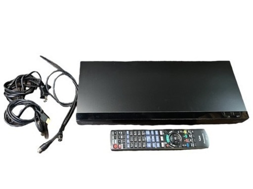 NO.1205【2022年製】美品 Panasonic パナソニック ブルーレイディスクレコーダー DMR-2W201 B-CASカード付き 中古 通電確認済み