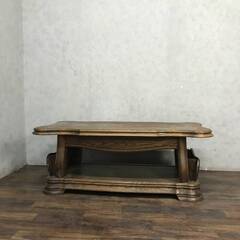 ???WY10/84 センターテーブル リビング holland オランダ ダッチカントリー 無垢材 彫刻 コーヒーテーブル アンティーク 応接 木製家具■???
