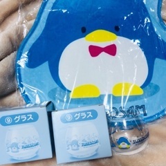 タキシードサム　サンリオ　マット　グラス　三点セット　一番くじ
