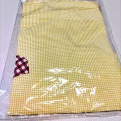 ✨新品　黄色のギンガムチェックの子供用エプロン