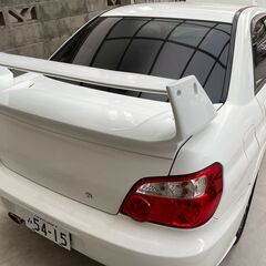 インプレッサWRXSTI  6MT GDB 希少白色　車検満タンの画像