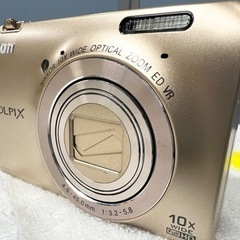 ■デジカメ NIKON COOLPIX S6300 ゴールド■ニコン クールピックス コンパクトデジタルカメラ■ジャンク品の画像