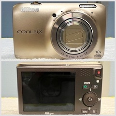 ■デジカメ NIKON COOLPIX S6300 ゴールド■ニコン クールピックス コンパクトデジタルカメラ■ジャンク品の画像