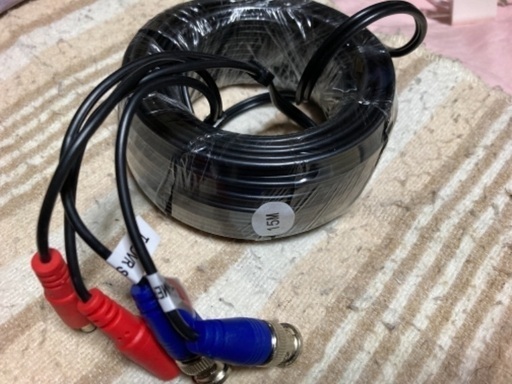 監視カメラ(未開封、未使用)電源ケーブルセット