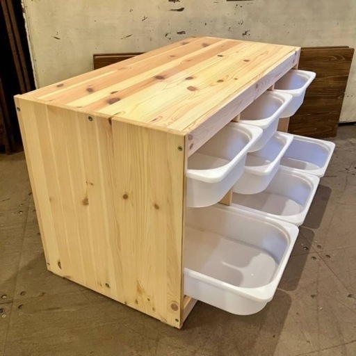 《売約済》IKEA イケア　トロファスト　ロー　収納　子ども　おもちゃ　リビング秀　ローボード　テレビ台　テレビボード
