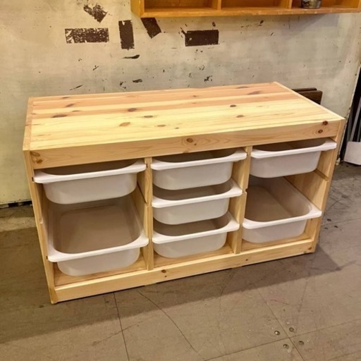 《売約済》IKEA イケア　トロファスト　ロー　収納　子ども　おもちゃ　リビング秀　ローボード　テレビ台　テレビボード