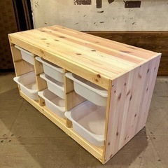 《売約済》IKEA イケア　トロファスト　ロー　収納　子ども　おもちゃ　リビング秀　ローボード　テレビ台　テレビボード　の画像