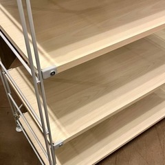 《売約済》MUJI 無印良品　無印　ユニットシェルフ　オープンシェルフ　スチールラック　  高さ調整　可能　可変式 の画像