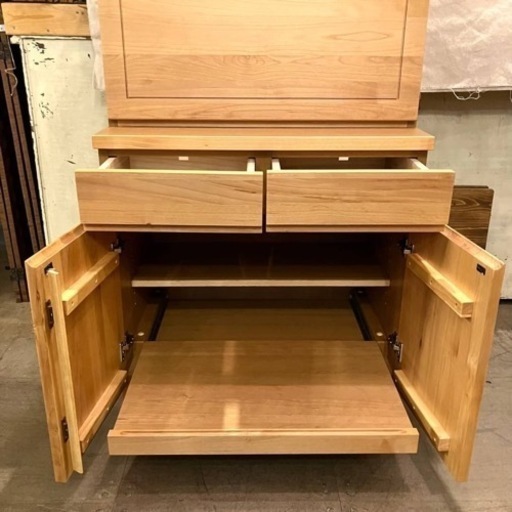 《売約済》今村家具工芸　今村家具　ライティングビューロ　ナチュラル　カントリー　アルダー材　日本　日本製　メイドインジャパン　デスク　