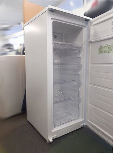 美品!【2023年製 冷凍庫 126L SHARP】FJ-HF13H どっちもドア 霜取り不要 冷凍/冷蔵切替モード プラズマクラスター スノーホワイト 札幌 北20条店