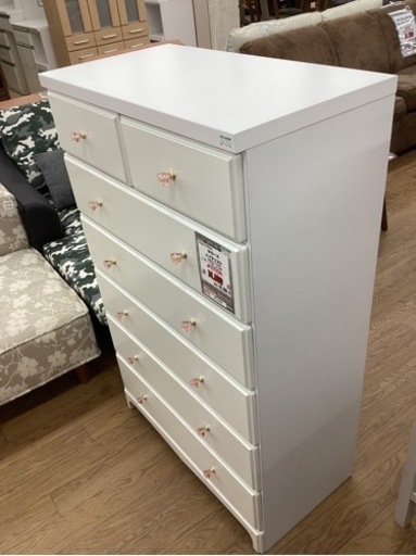 KA-84【新入荷　リサイクル品】アルファタカバ　キラーズ　ハイチェスト　白