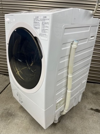 極上TOSHiBA TW-117V9取説保証書ドラム式洗濯乾燥機