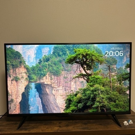 【TCL】4K液晶テレビ 43V型 2023年製(保証書付き) ※本日受け取ってくれる方いましたら、13000円で取引可能です。