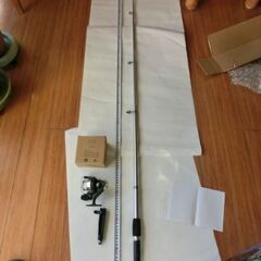 ③✿ULTIM★ATE  FISHING　RODⅡ★竿約2M10ｃｍとリールのセット（アルティメット、フィツシングロートⅡ）★未使用箱入り、★リール、ロッド、画像参照★お手数をおかけします、お問い合わせ前プロフィール必読ですの画像