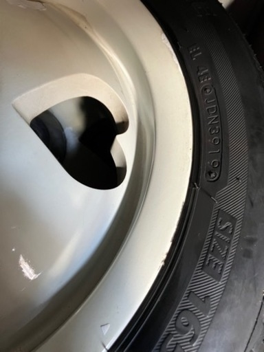 （お話し中）ブリヂストン165/55 R14 アルミホィール付タイヤ