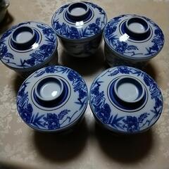 蓋付き 茶碗蒸し用　5個セット