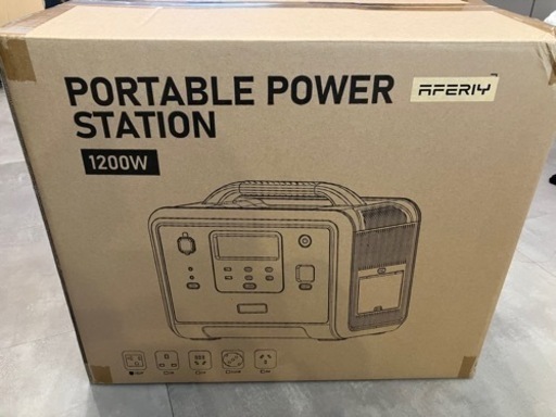 新品 ポータブル電源 1200W 1248Wh 大容量 蓄電池 防災 発電機