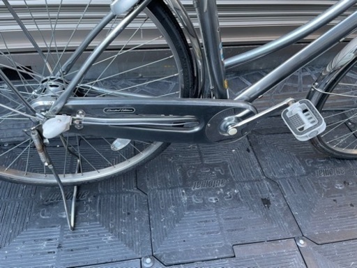 中古自転車　ミヤタ自転車　シティサイクル　ママチャリ　27ンチ　シングル　オートライト　前後輪同時ロック　ローラーブレーキ　BAA自転