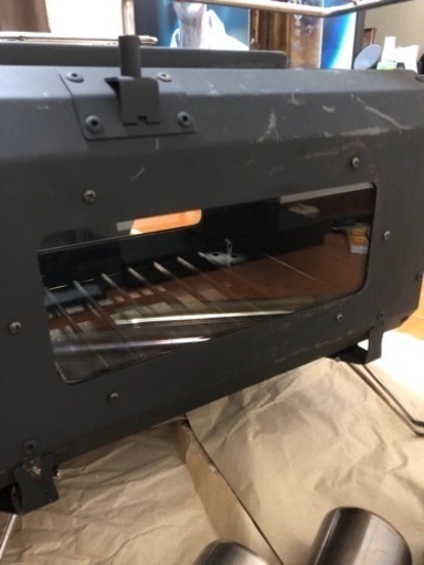 小型(ソロ用)薪ストーブ 延長煙突3本付き