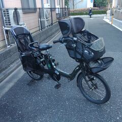 318🌕️２０インチ、チャイルドシート３人乗り、２人乗り、１人乗...