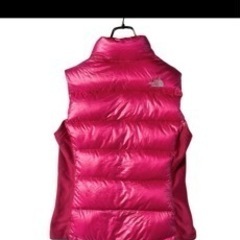ノースフェイス　ピンクダウンベストの画像